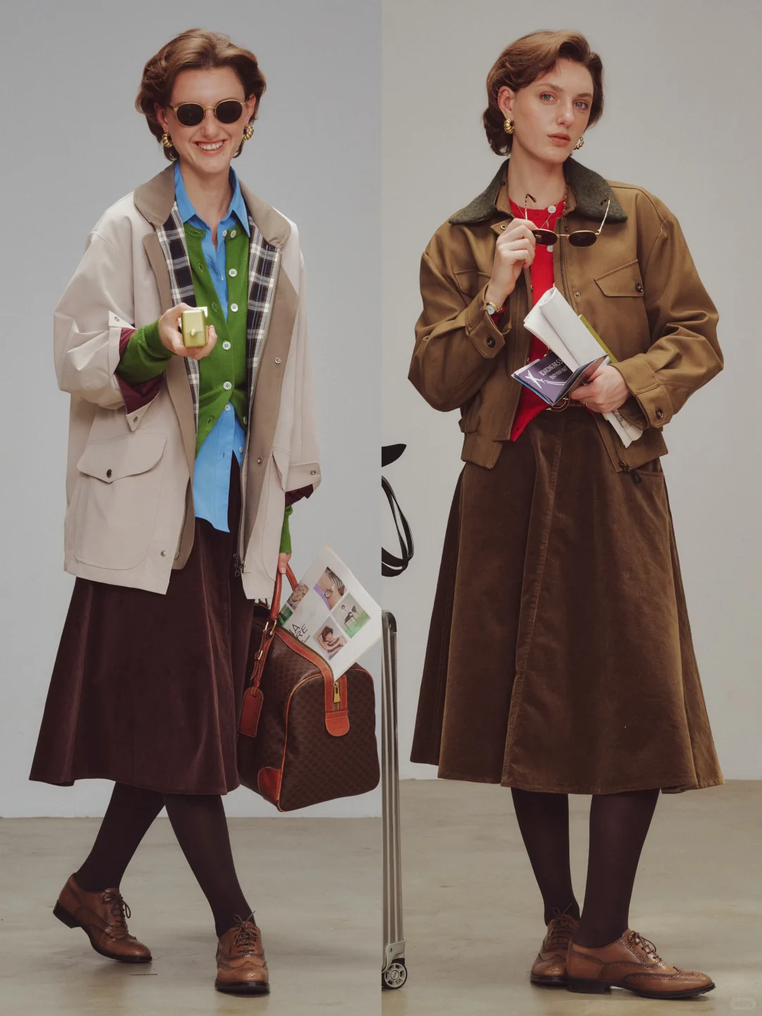 “90年代时尚编辑”知识分子穿搭：三所Vintage