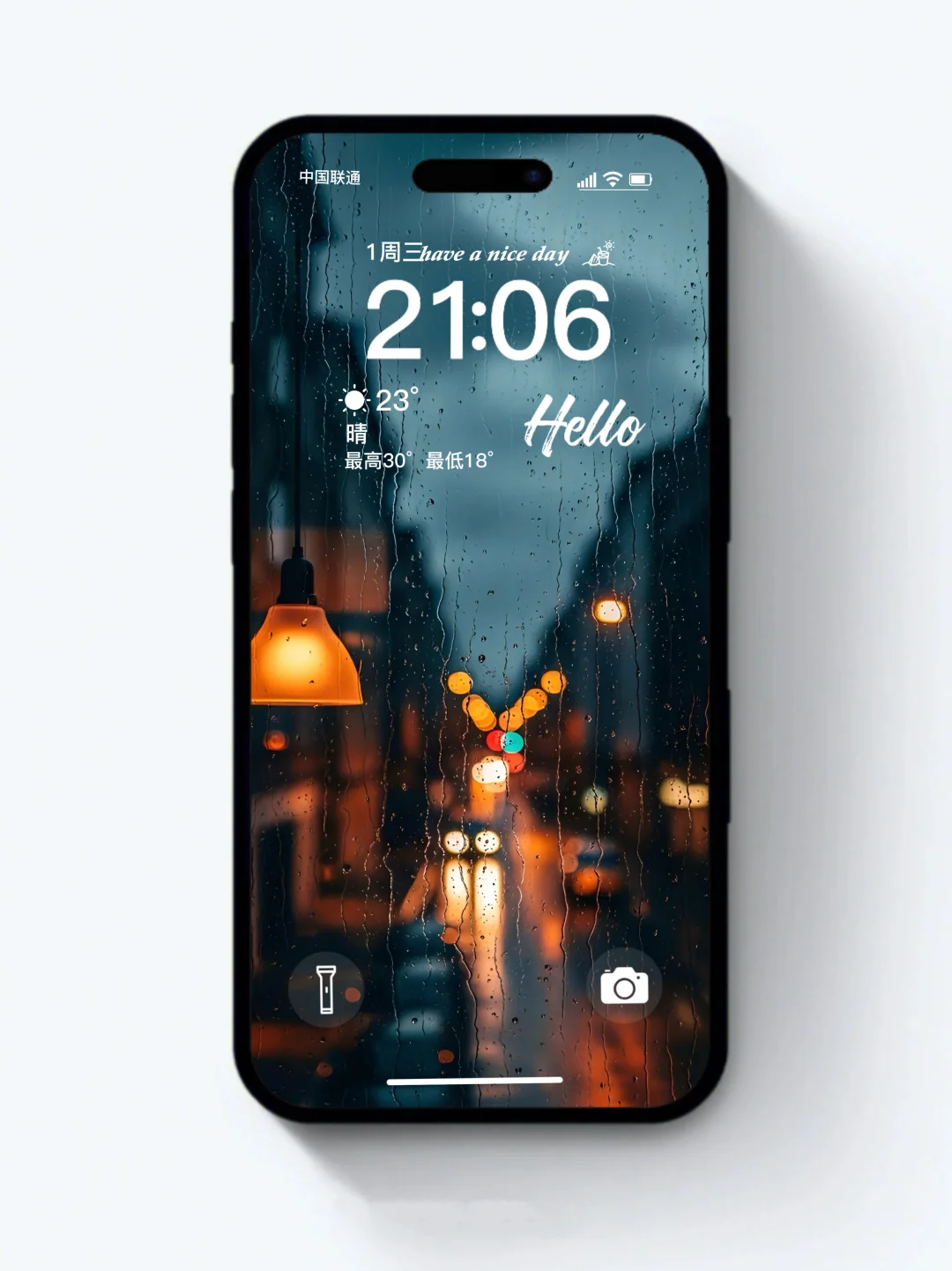 爱惨这组小众质感的隔窗雨景壁纸了！！！