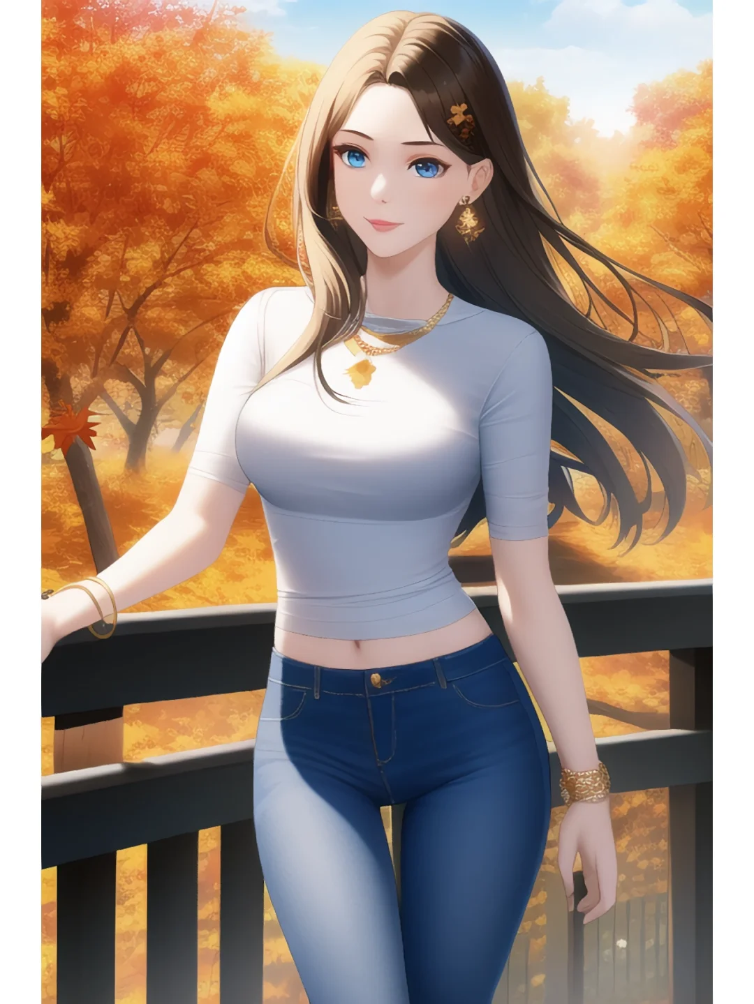 秋日绝绝子美女小姐姐！