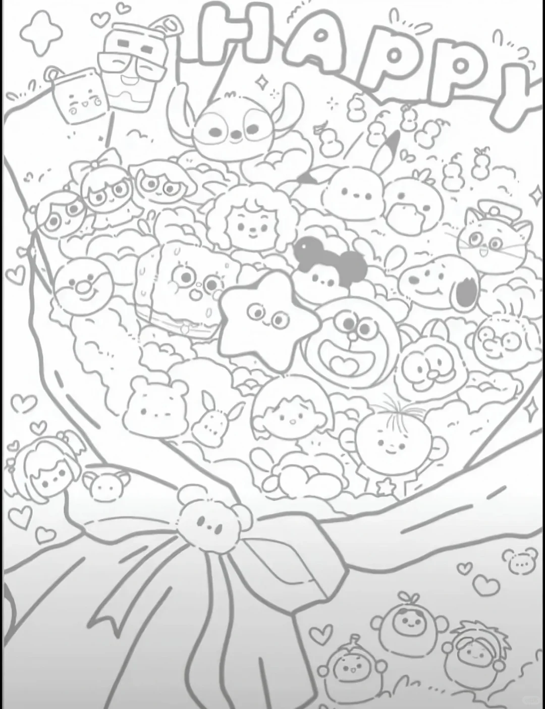 摸鱼必备：超级可爱的涂鸦，超好玩～～