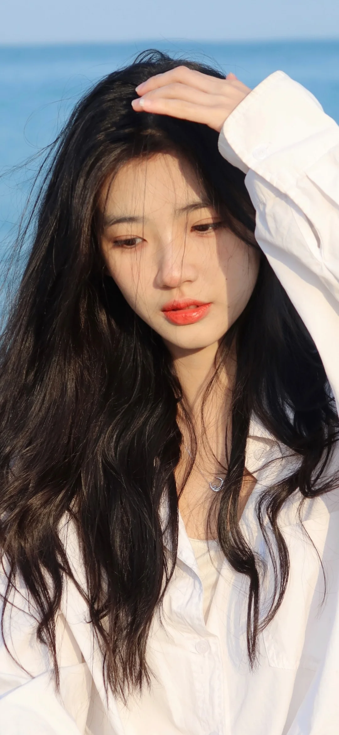 干净感拉满｜校园系清纯女生壁纸