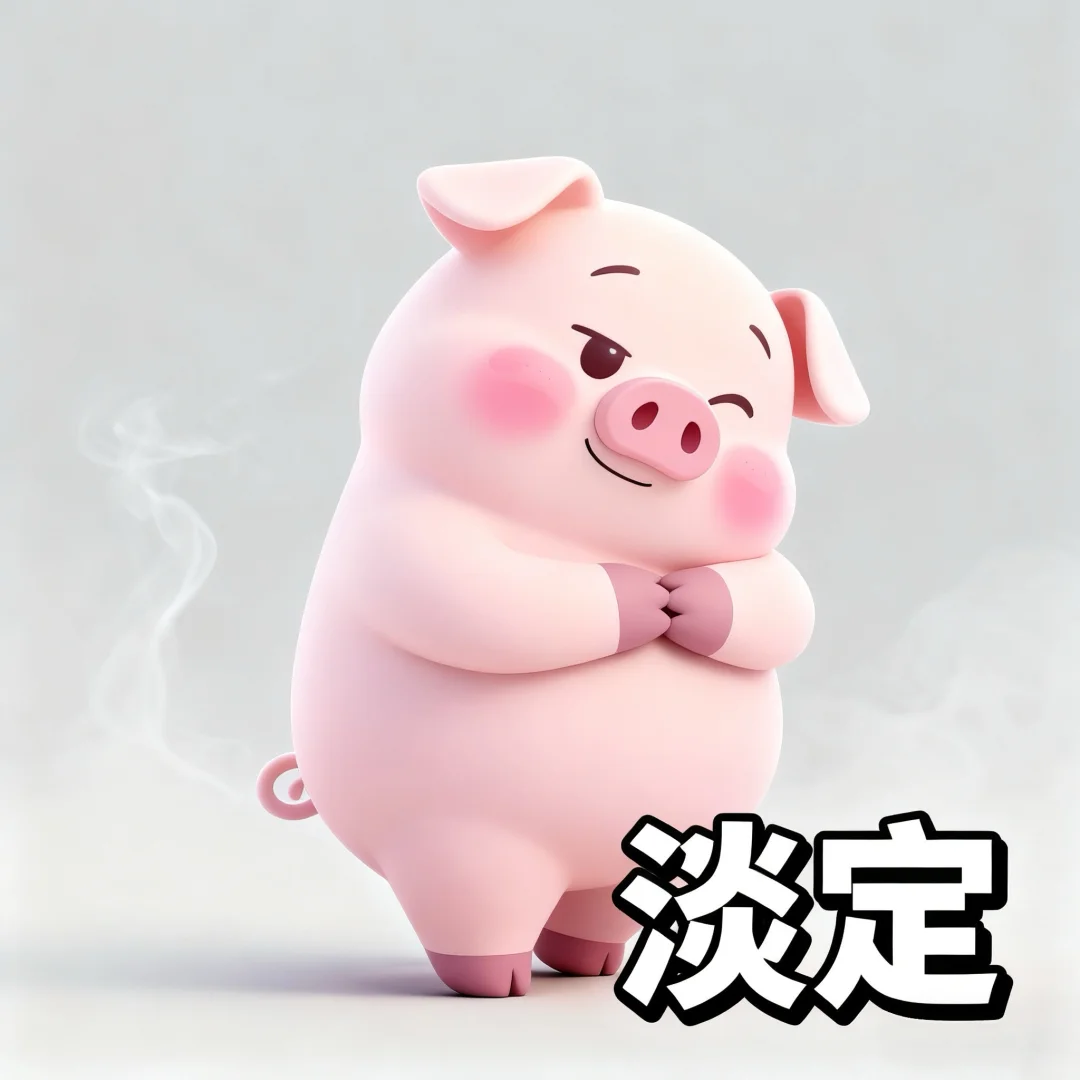 小肥猪表情包～天塌了！我撑住！