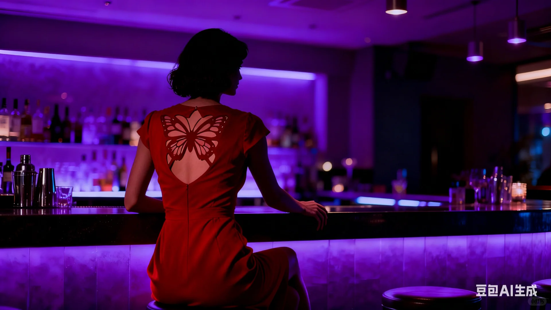 AI生图 ,你这背影，我看了好几遍