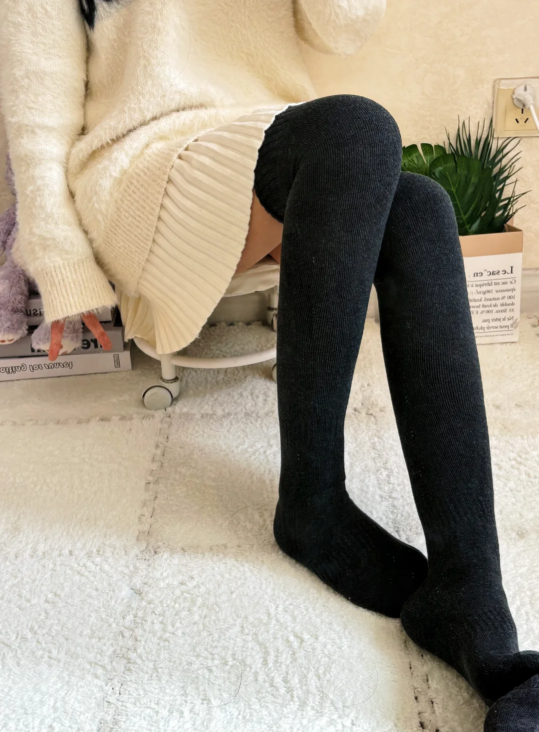 秋冬保命单品！这双长筒袜我能穿到下雪❄️