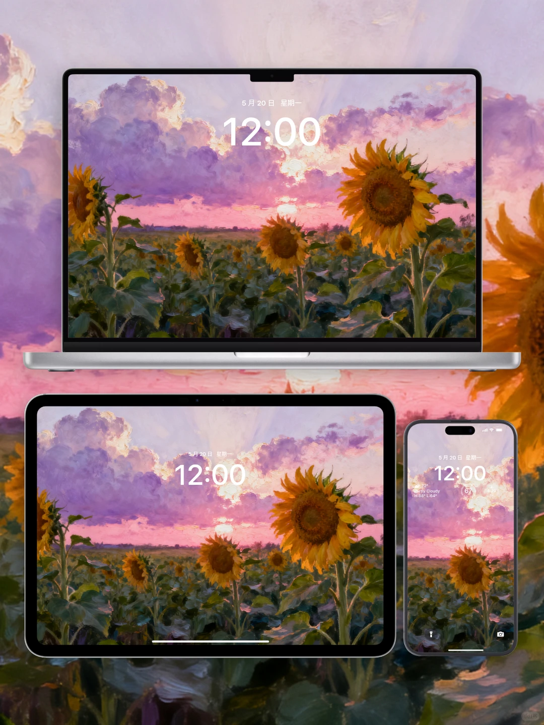 电脑壁纸 A-07星雾原野