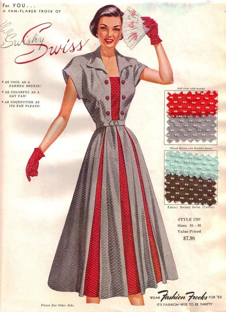 1950年代美国女性穿搭