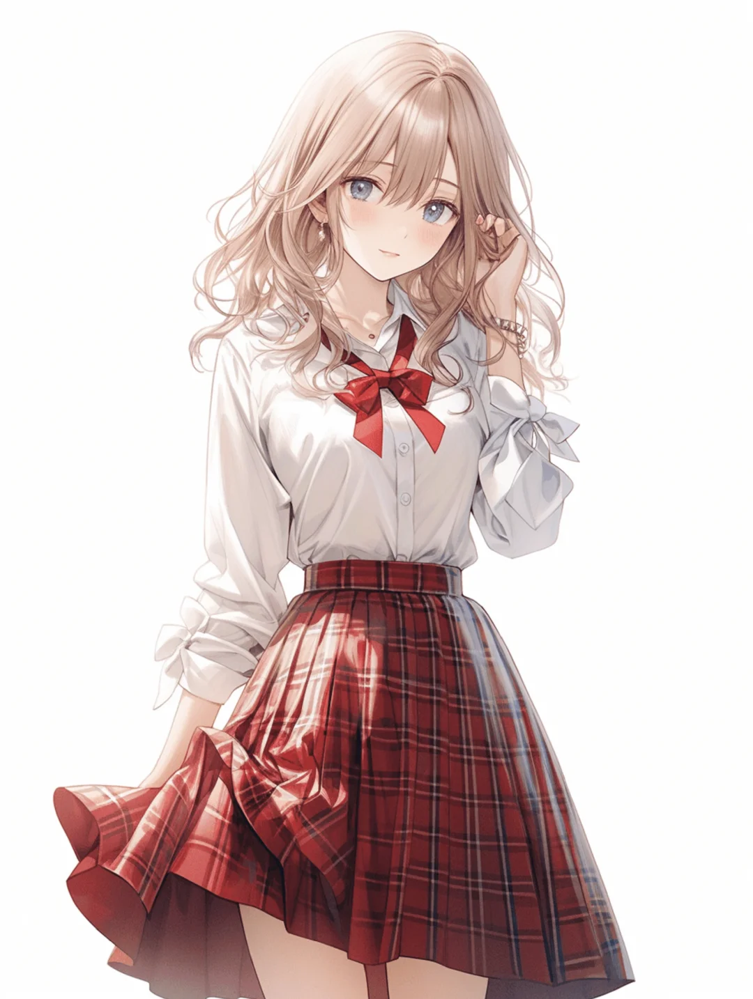 穿搭系列｜衬衫短裙御姐风