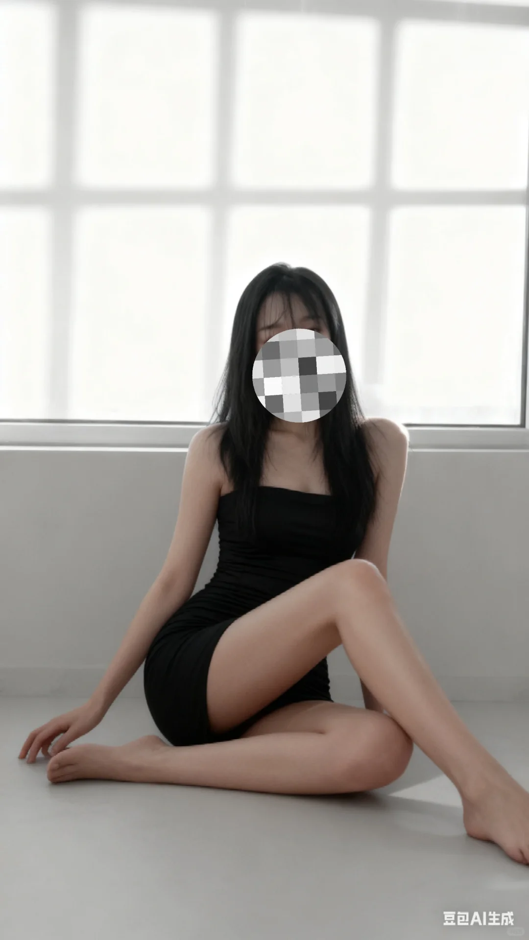 Ai修图，低饱和御女钓系