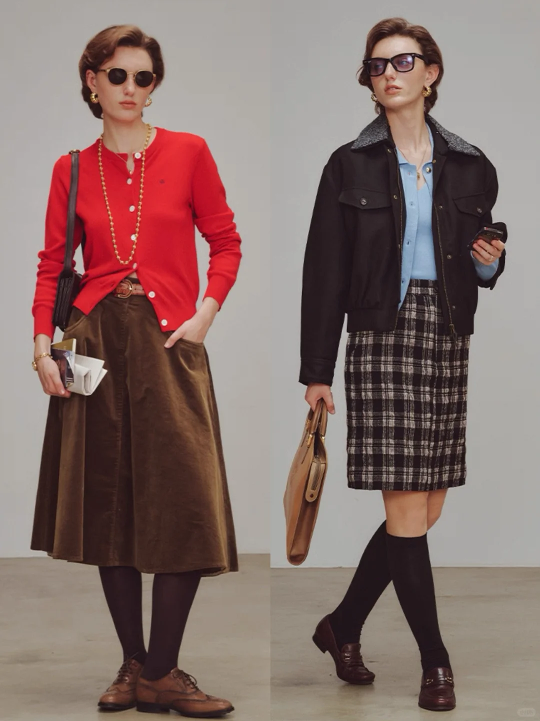 “90年代时尚编辑”知识分子穿搭：三所Vintage