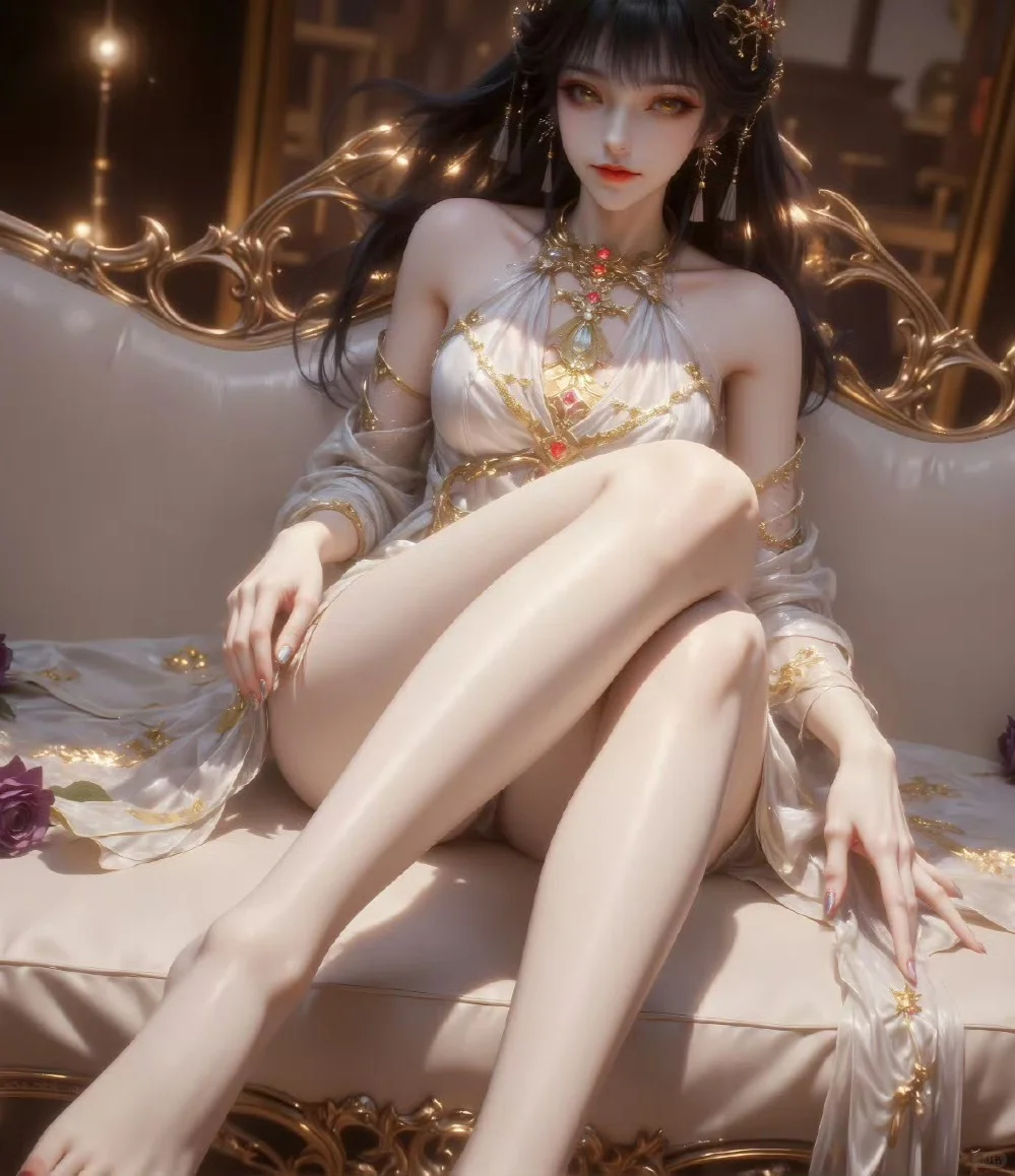 国漫女神性感美腿对比，好身材大长腿高颜值