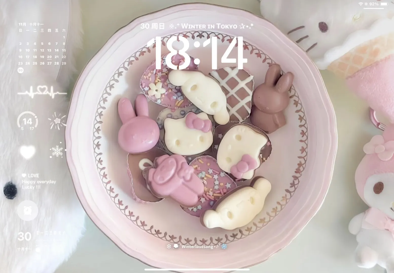 冬日可爱风iPad壁纸~