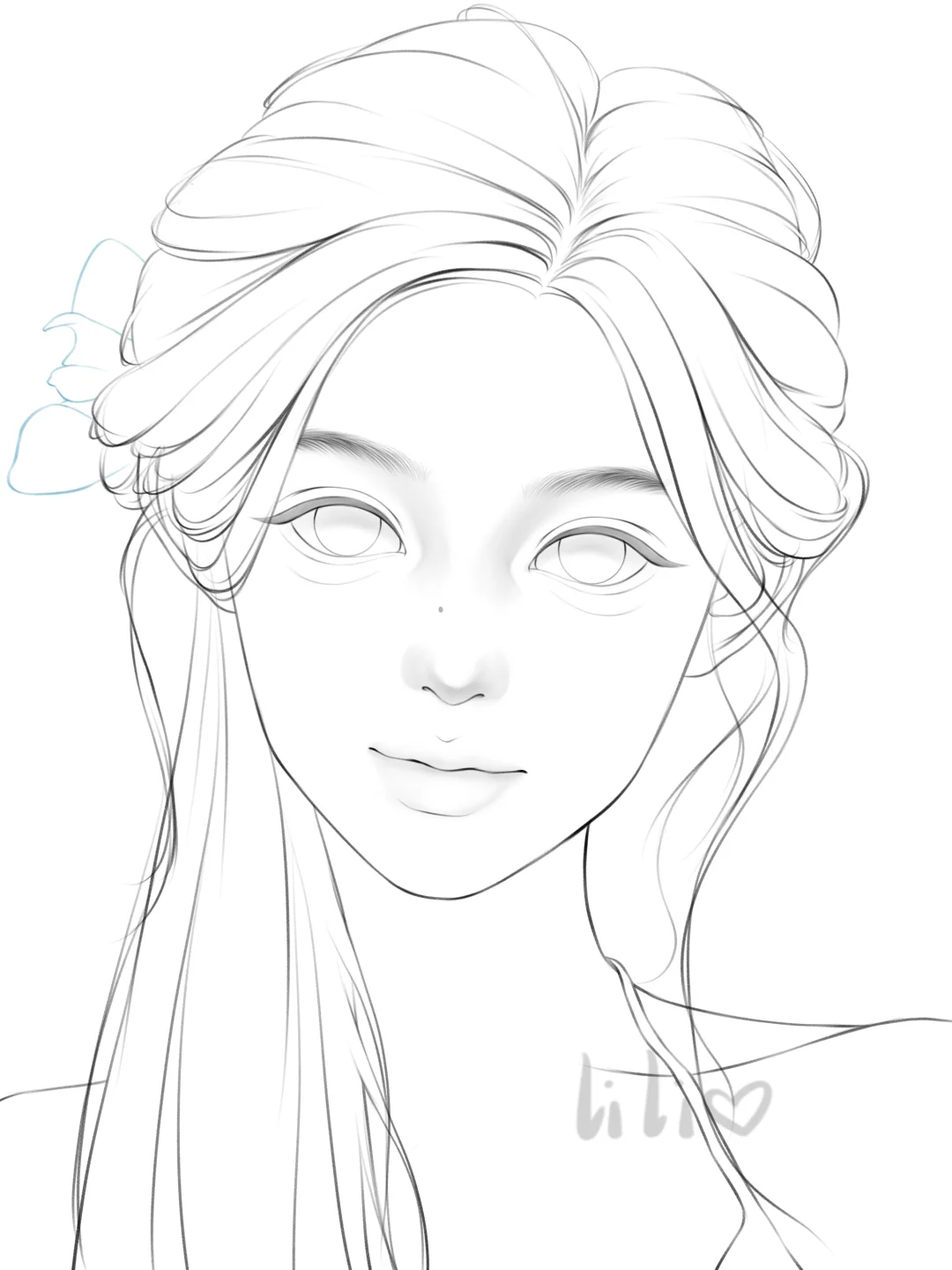 半厚涂线稿来啰