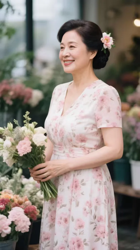 成熟魅力风暴，48岁的阿姨照亮生活