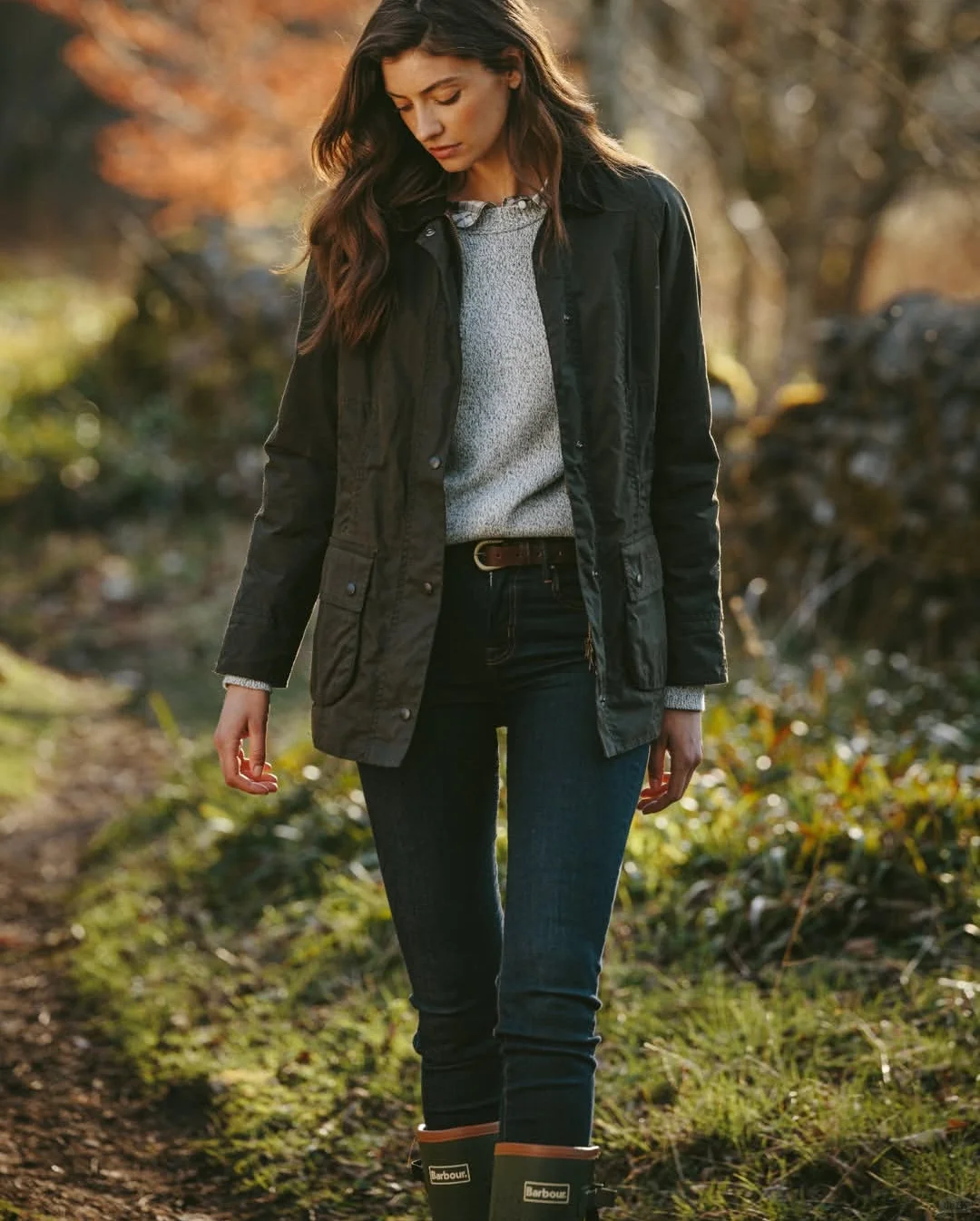 孙俪同款｜Barbour Beadnell女油蜡风衣