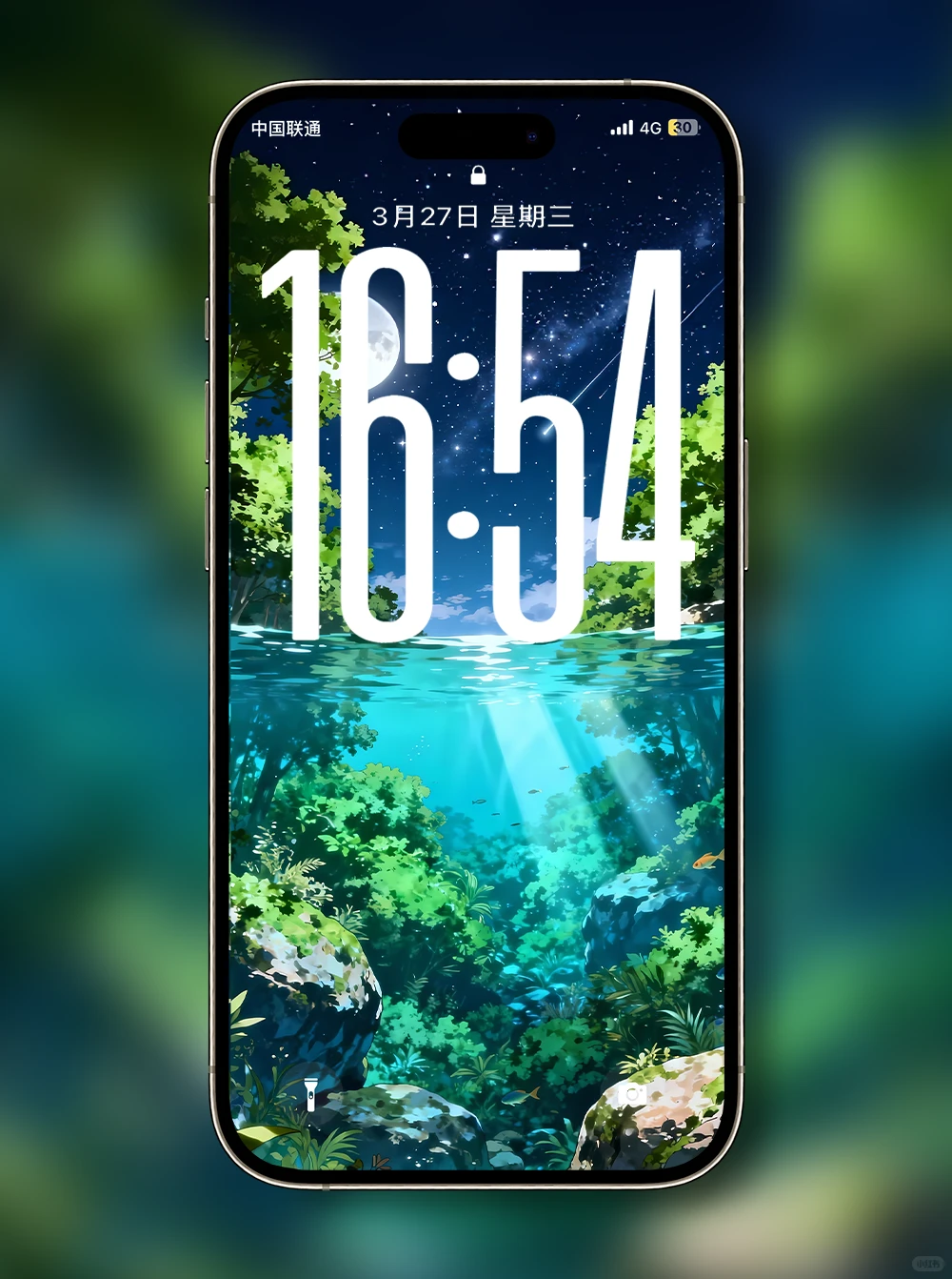 X510-森林水面|iPad壁纸|电脑|手机壁纸 4k