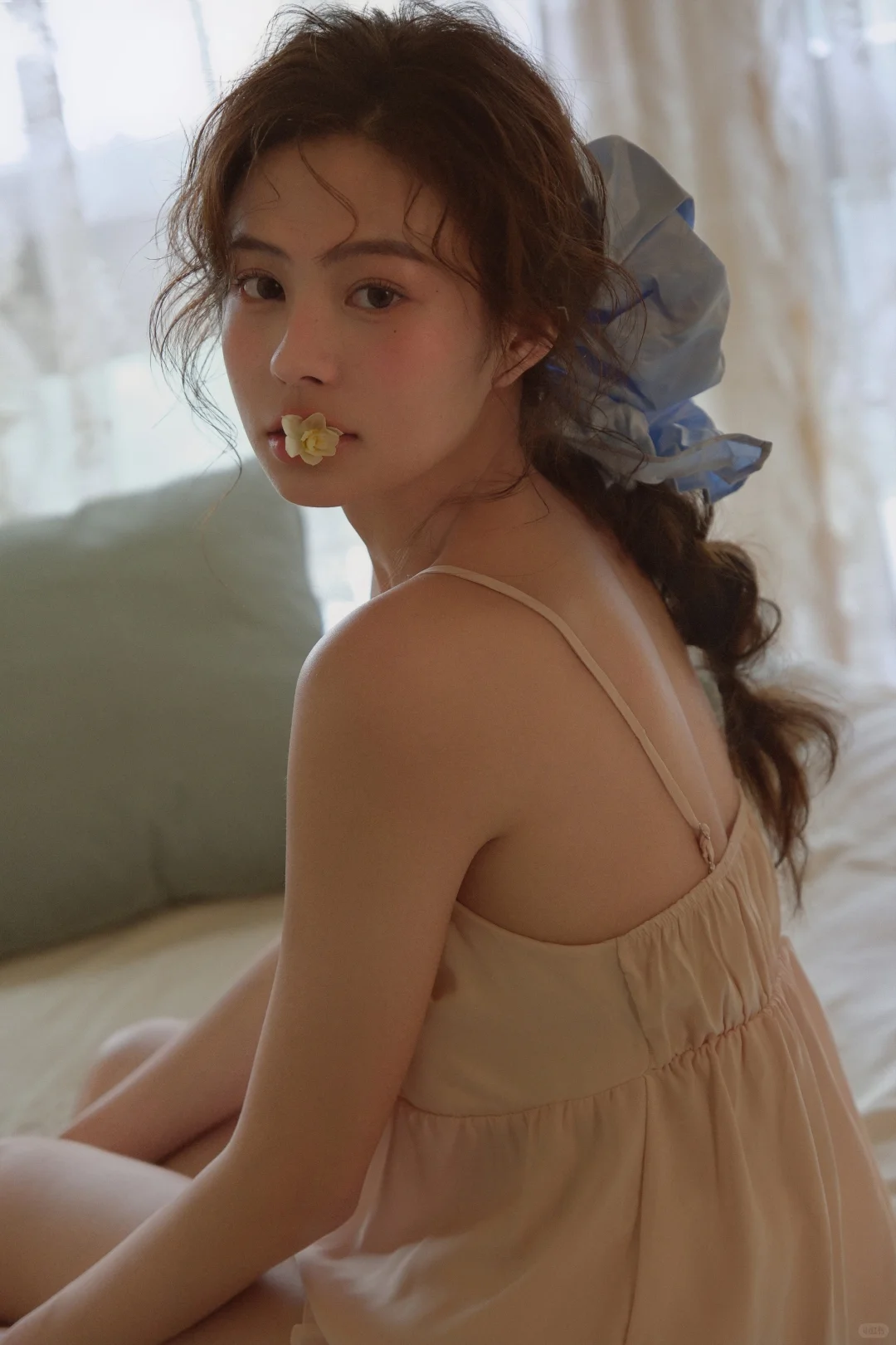 莫奈画🖼️里走出来的少女