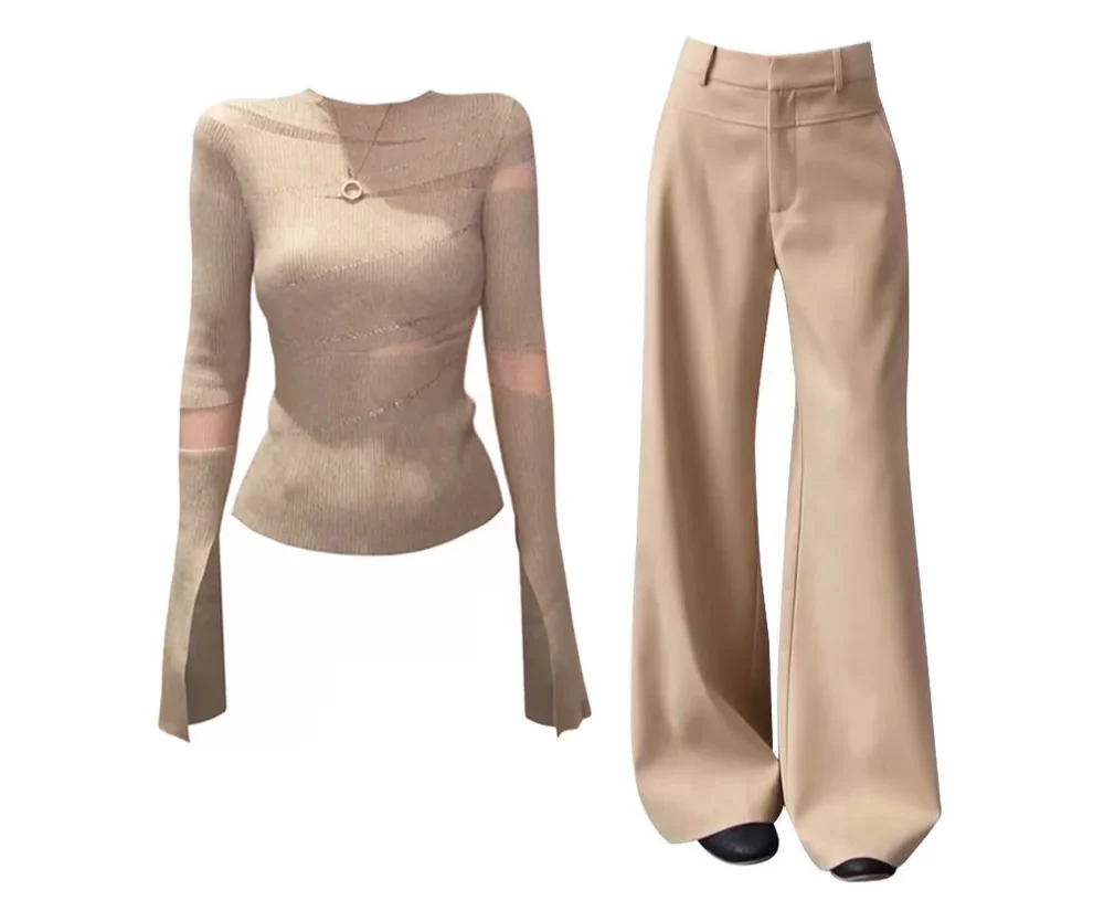 高调辣妹气质通勤穿搭～～～