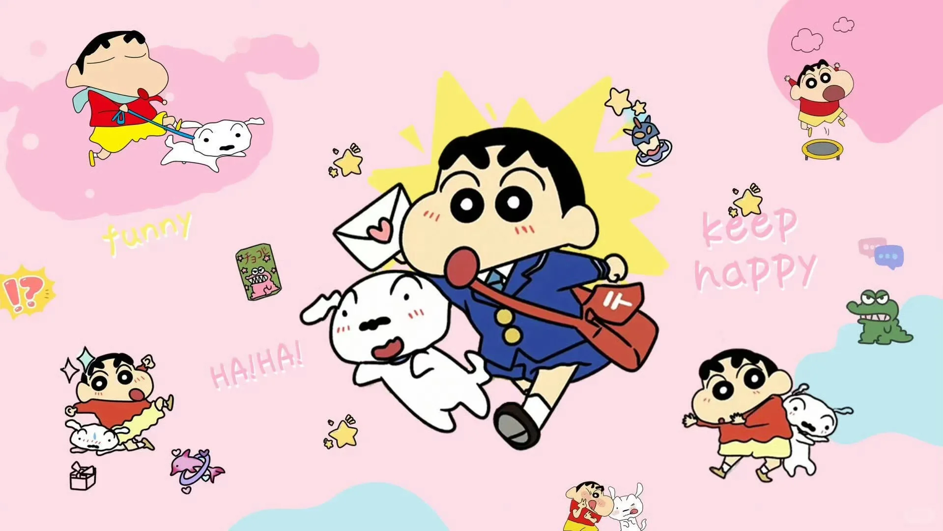 今日电脑壁纸分享 ｜ 蜡笔小新