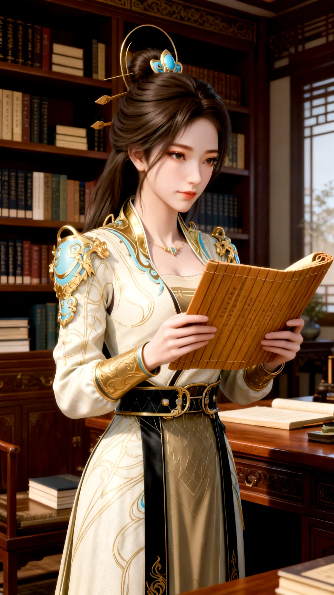 国漫女神｜姚曦遮天动漫AI美女高清壁纸分享