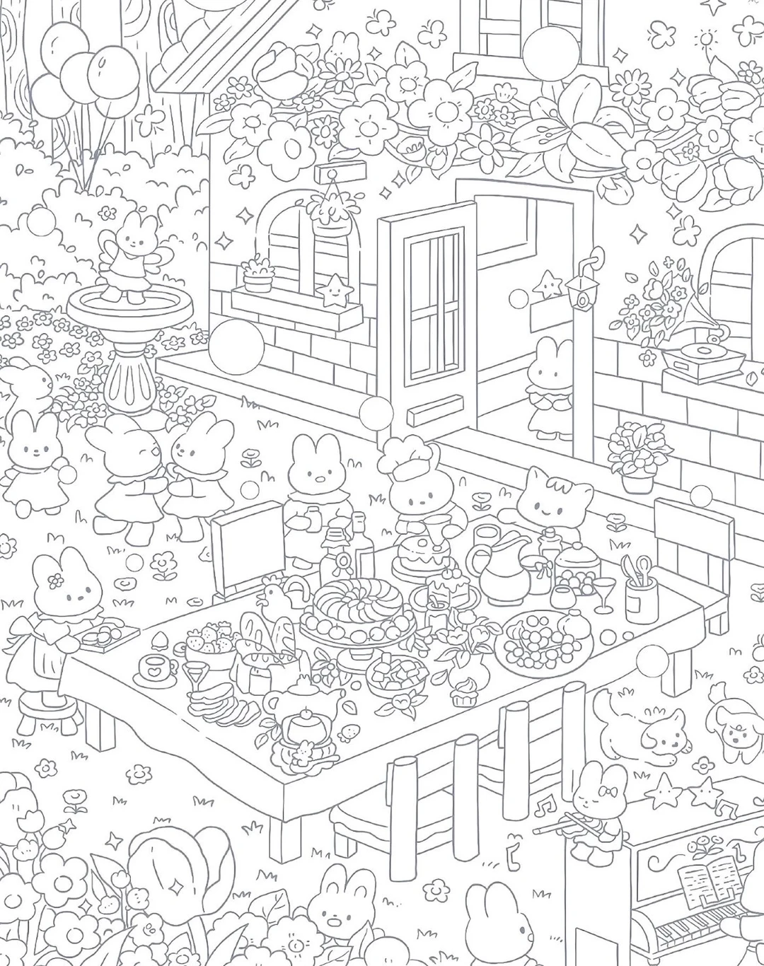 摸鱼必备线条画，开整（存图)，下方⬇️文件自取