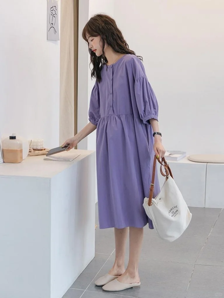 紫色真的好温柔啊💜巨显白显瘦的连衣裙✨