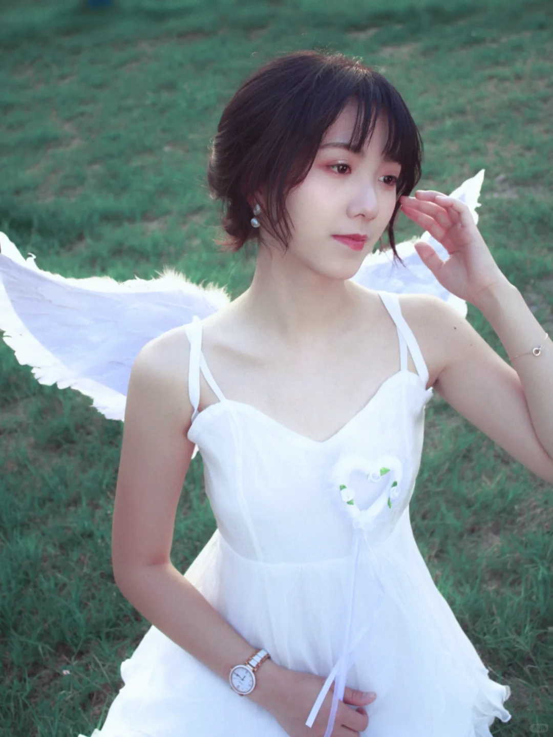 天使降落🧚｜挥着翅膀的女孩👧