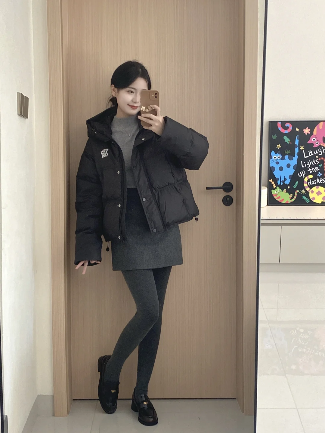 入冬深色系穿搭～