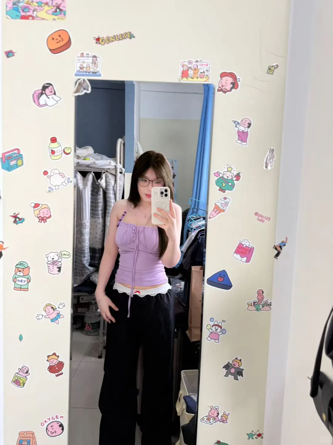115斤微胖女大学生吊带分享～