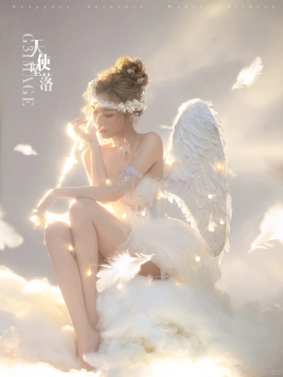 逆光而来✨天使坠落人间🧚🏼‍♀️｜天使写真