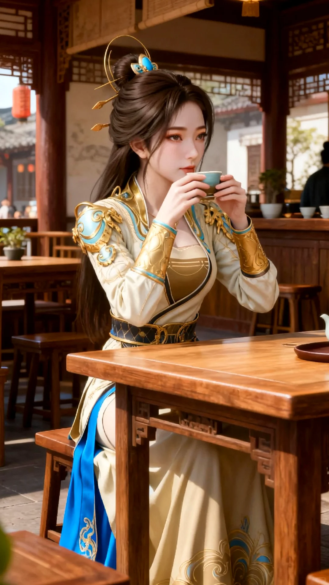 国漫女神｜姚曦遮天动漫AI美女高清壁纸分享