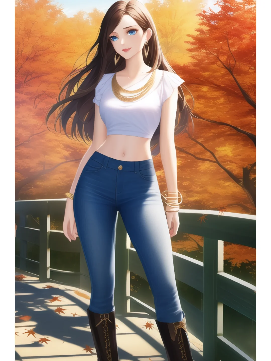 秋日绝绝子美女小姐姐！