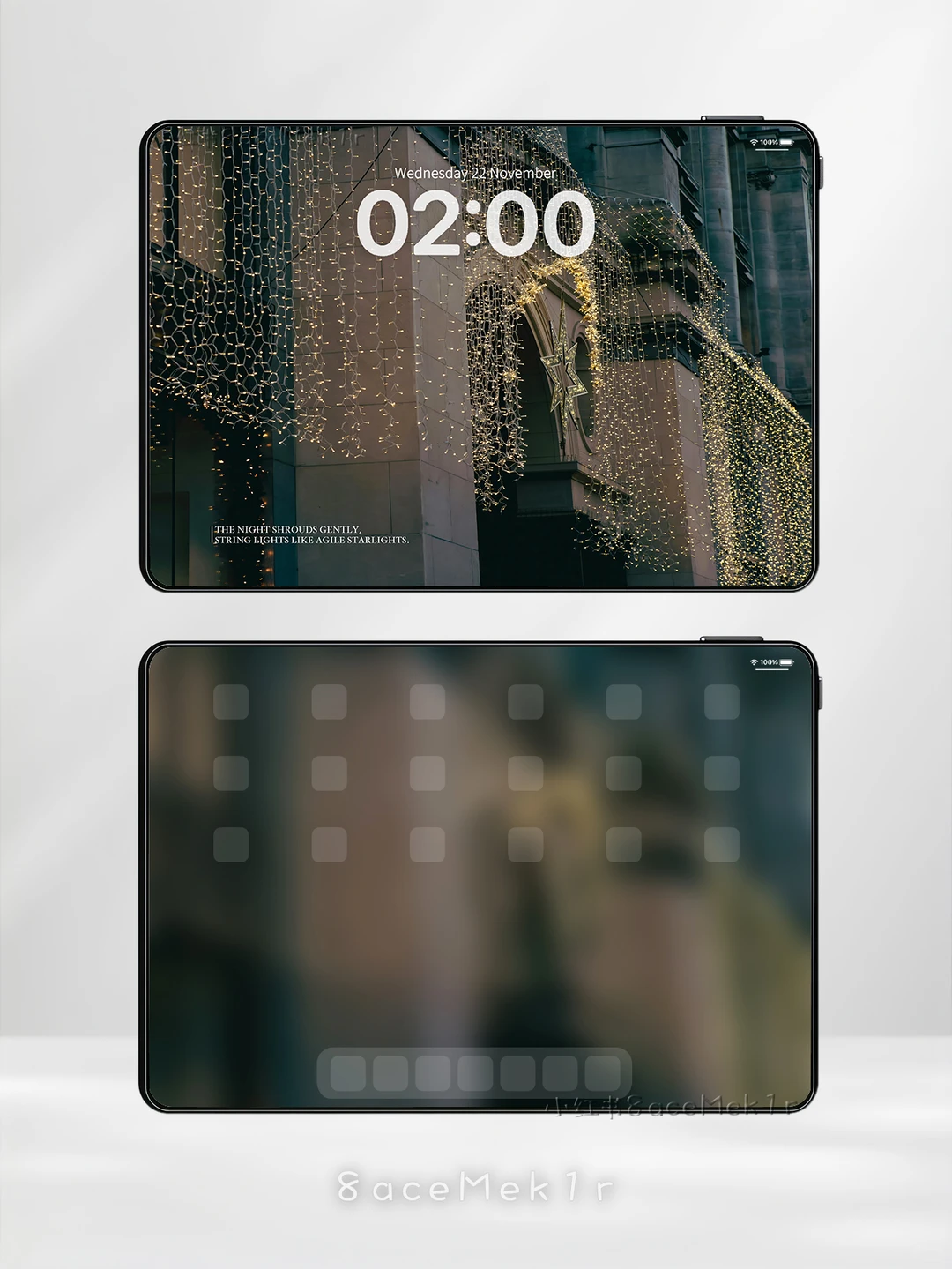 于城市一隅，赴一场星河之约.iPad壁纸