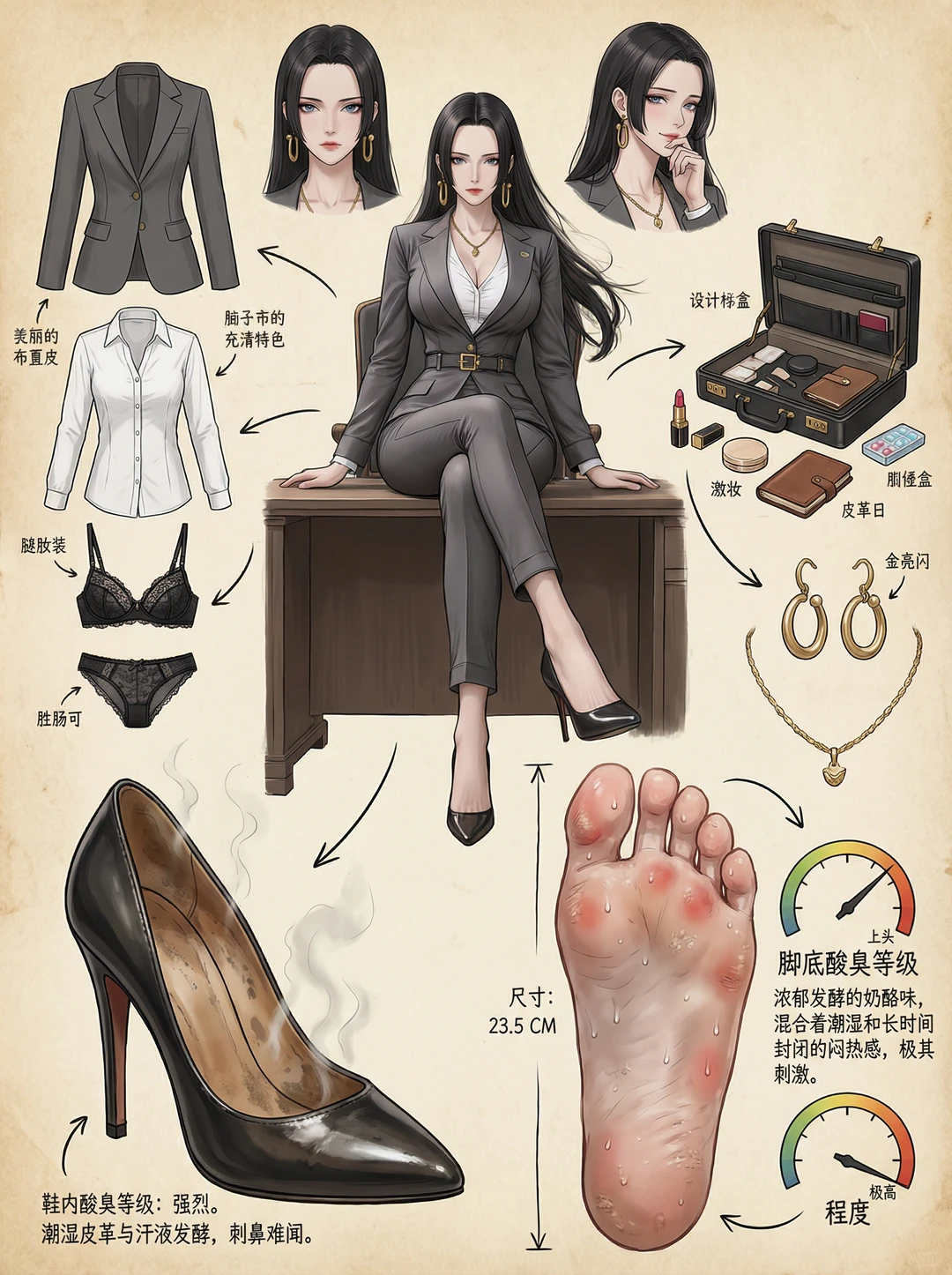 AI创作DIY海贼王女帝篇：ootd（5）内含咒语