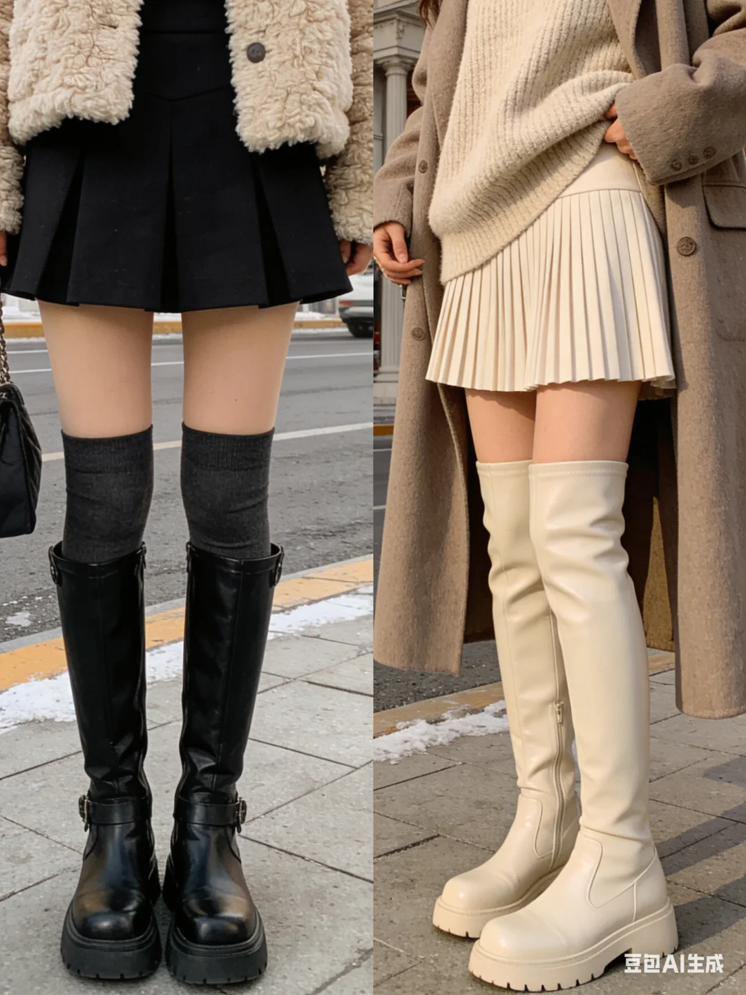 这靴子谁穿谁好看啊～～～