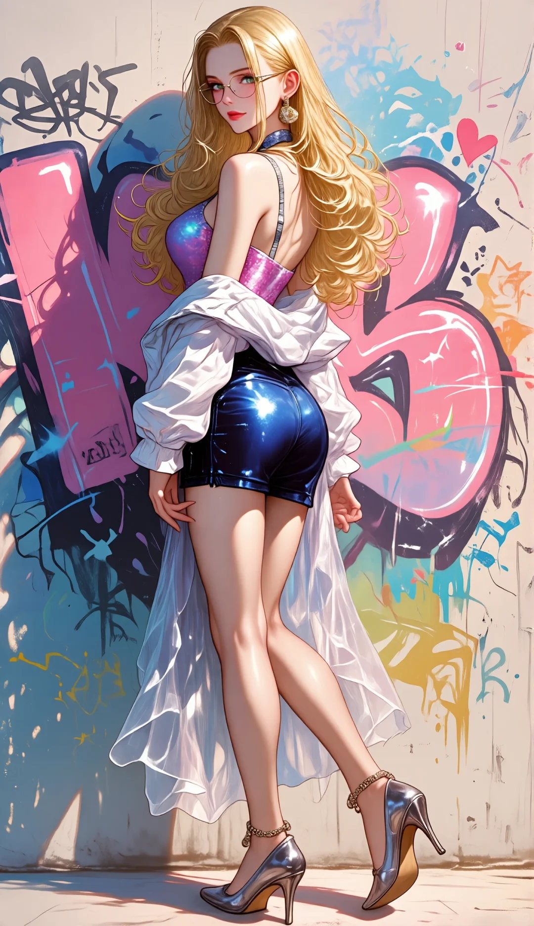 海贼女团镭射风穿搭美到犯规