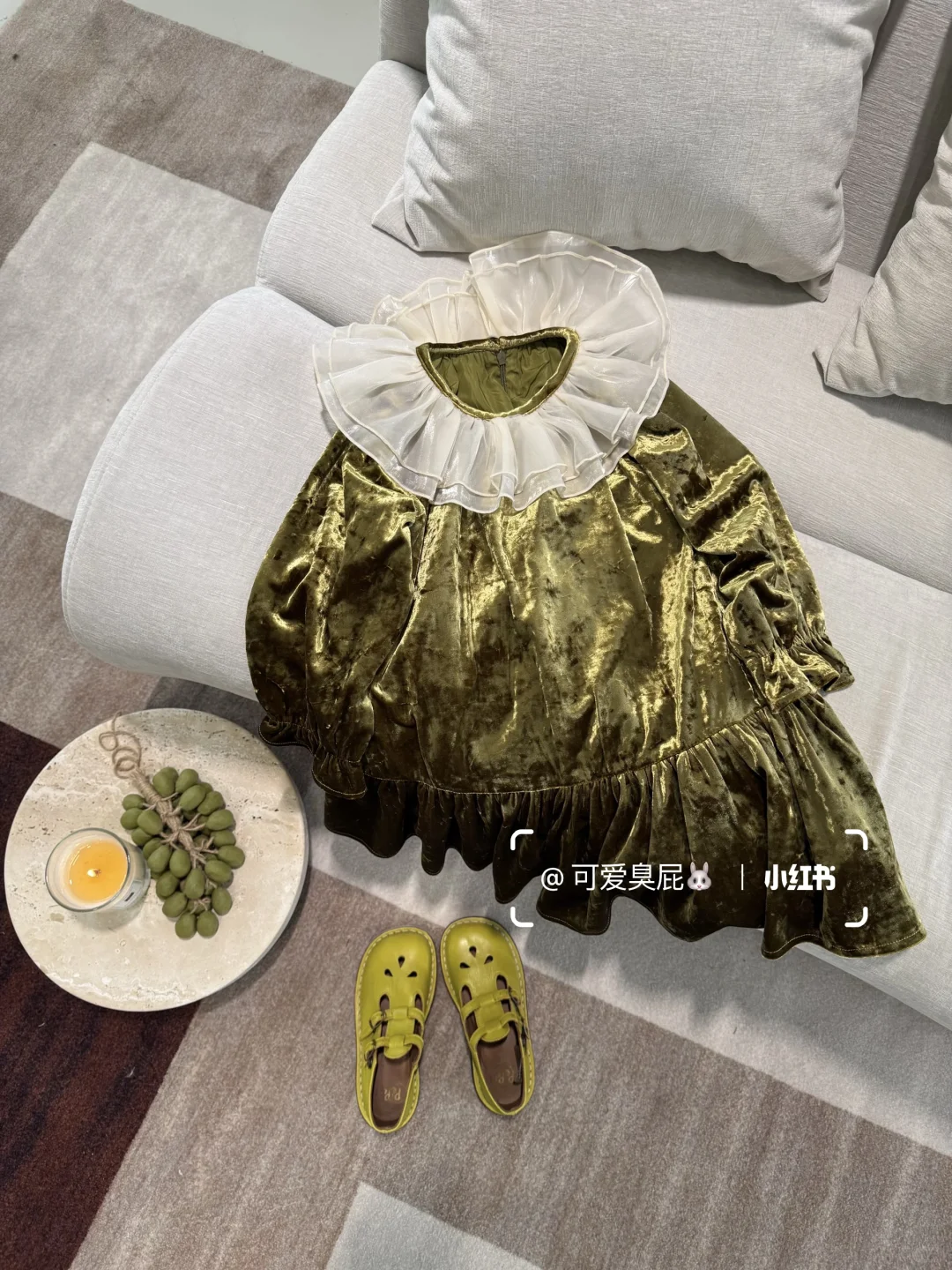 抢到了小裙子，太好看了叭～