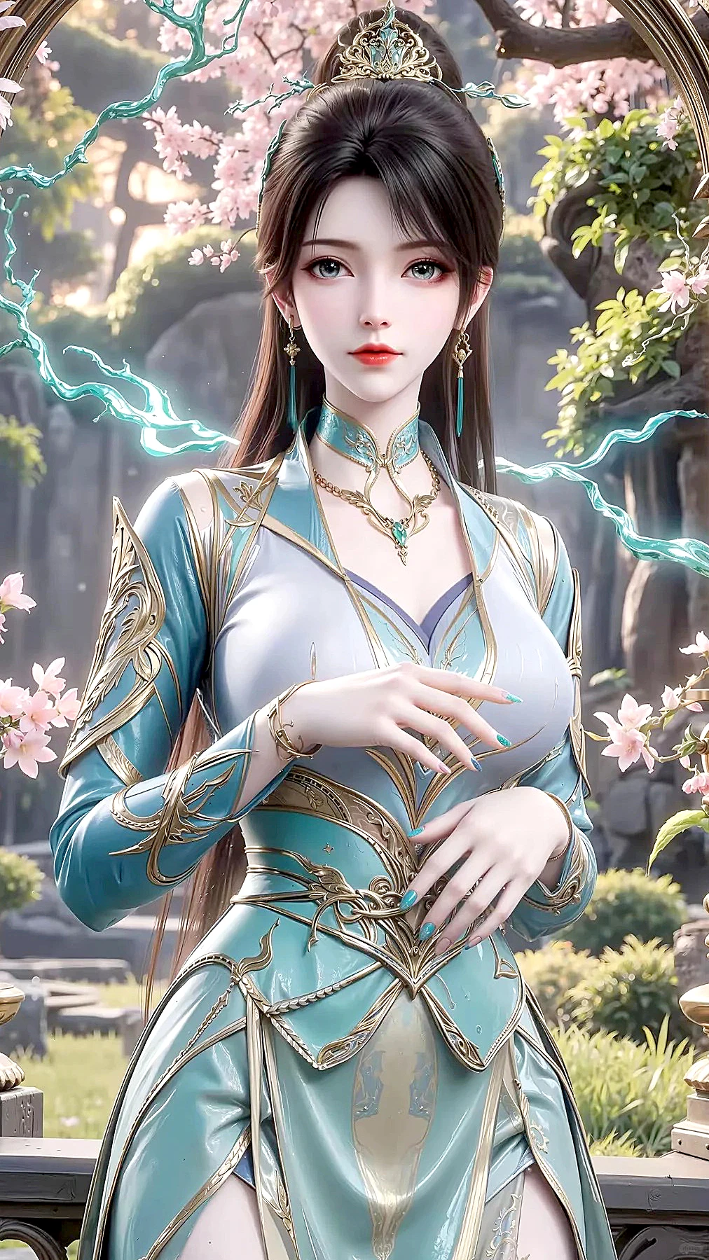 女神壁纸｜青鳞斗破苍穹手机动漫手机壁纸