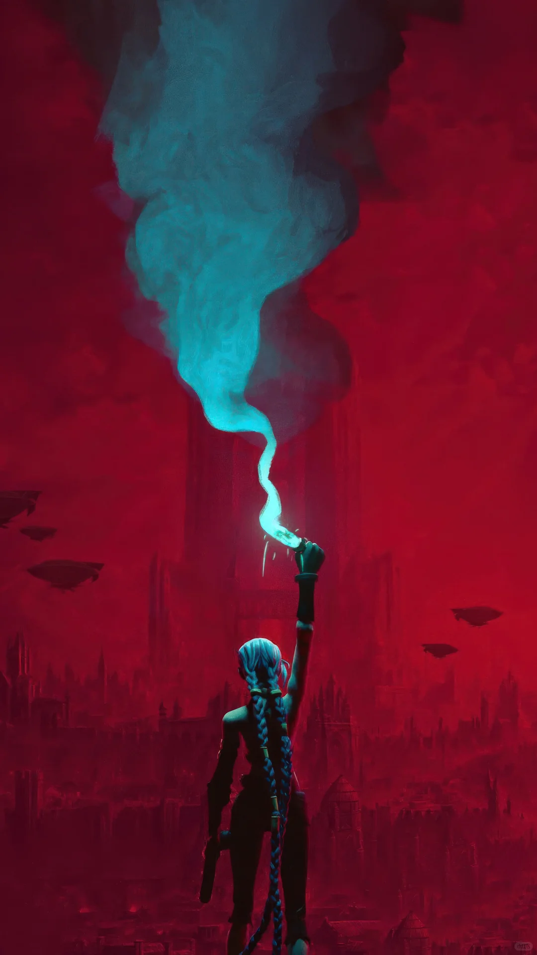 壁纸 |4K 双城之战金克丝 ⚔️🚬