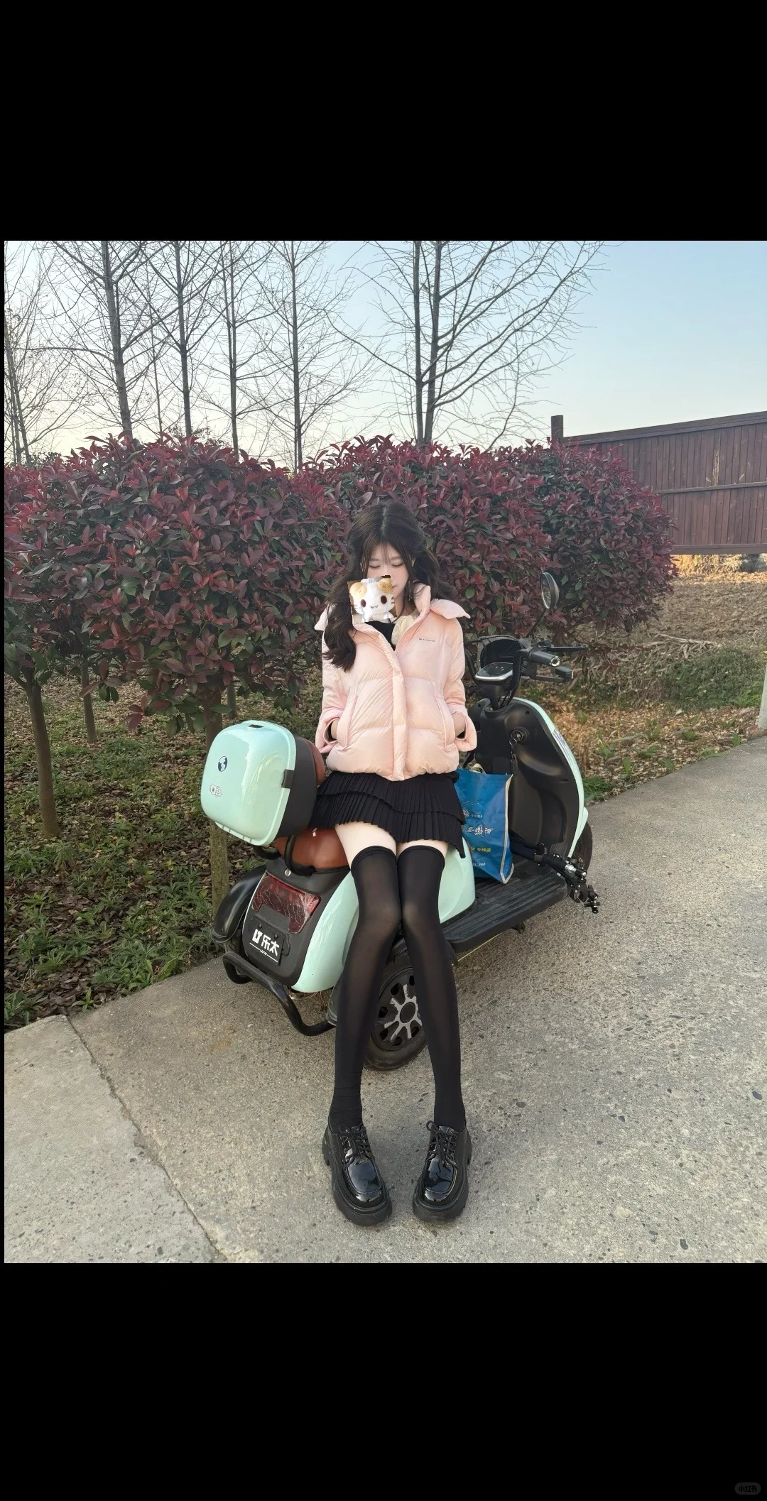 过膝袜确实显腿细！