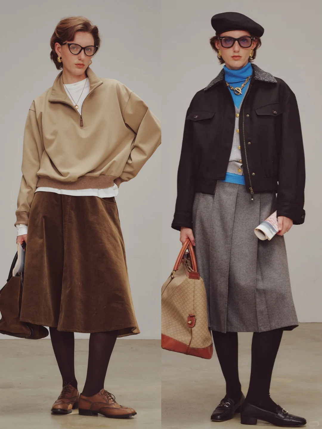 “90年代时尚编辑”知识分子穿搭：三所Vintage