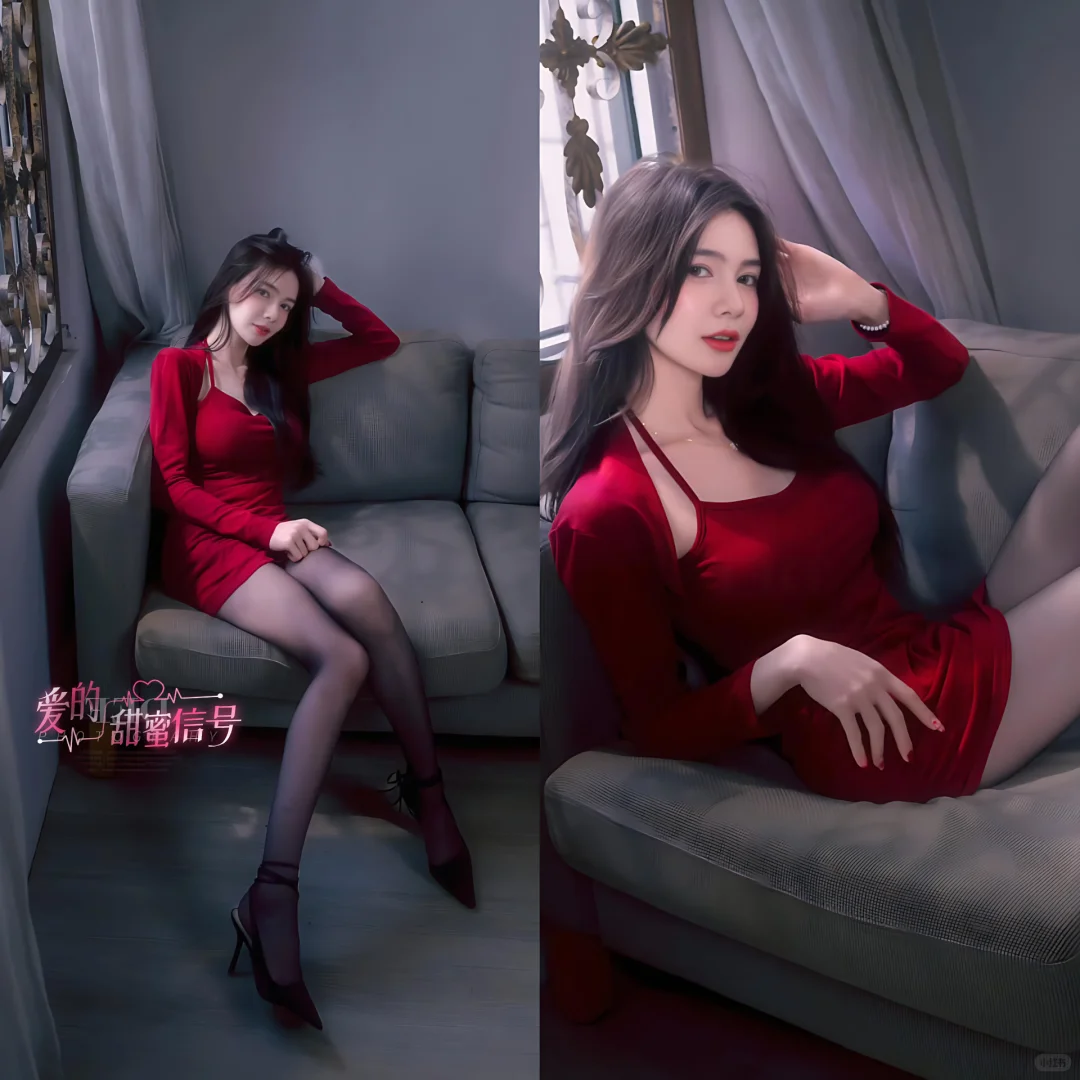 最近都爱拍红色，氛围感满满