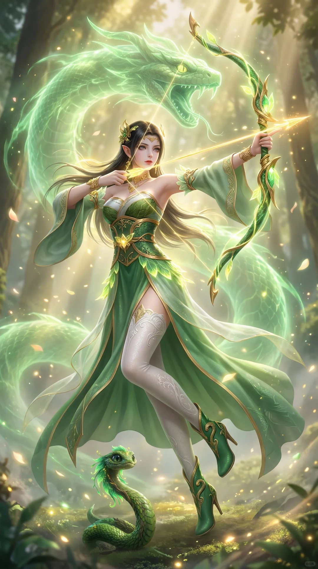 假如斗破里的美女变成精灵射手会怎么样？