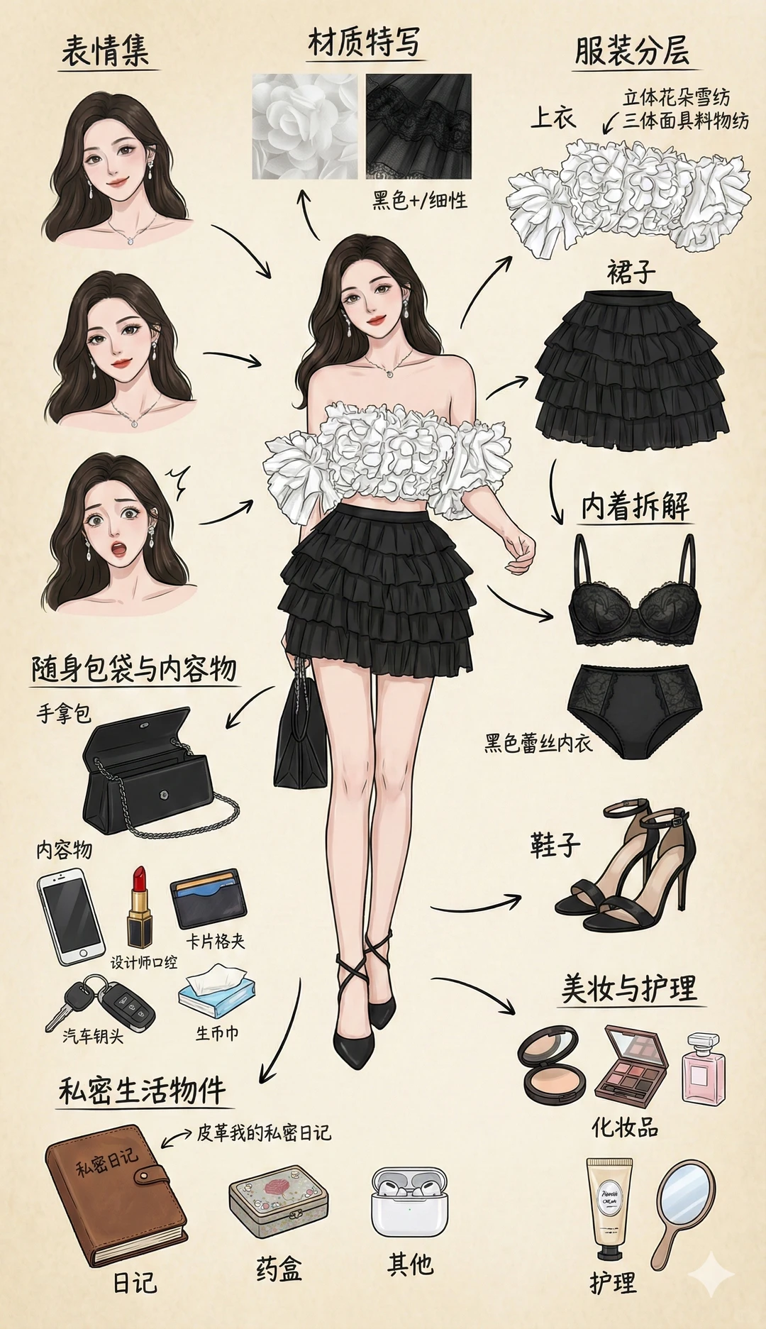 最近爆火的穿搭分析，俺也来试试