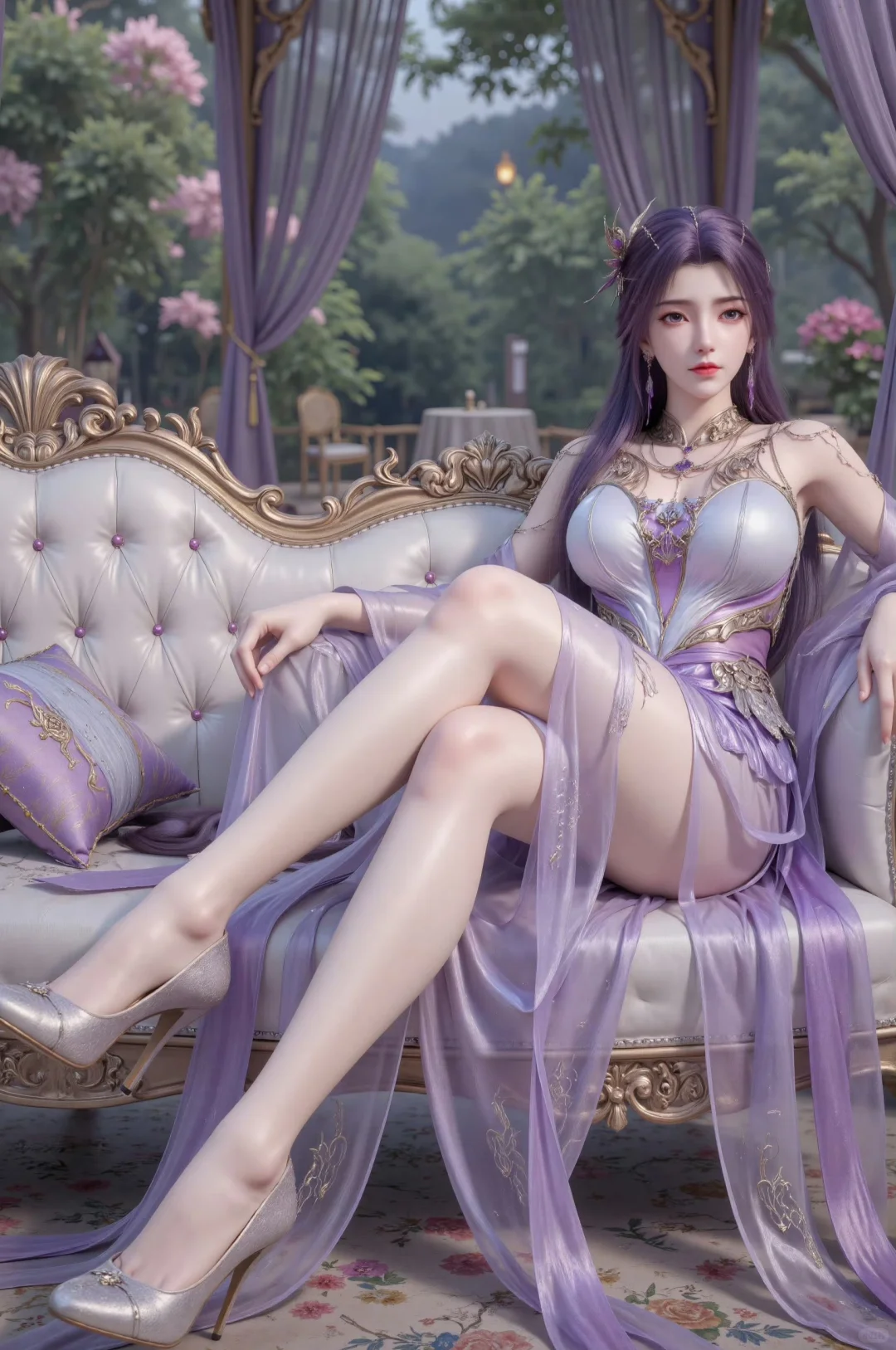 国漫女神性感美腿对比，好身材大长腿高颜值