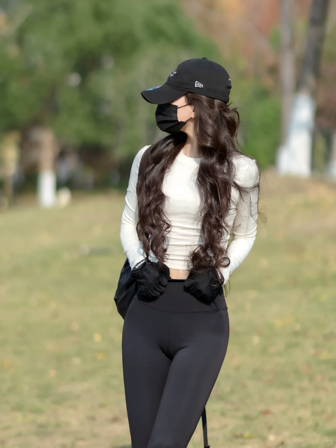 运动女孩的帅，是健康的帅