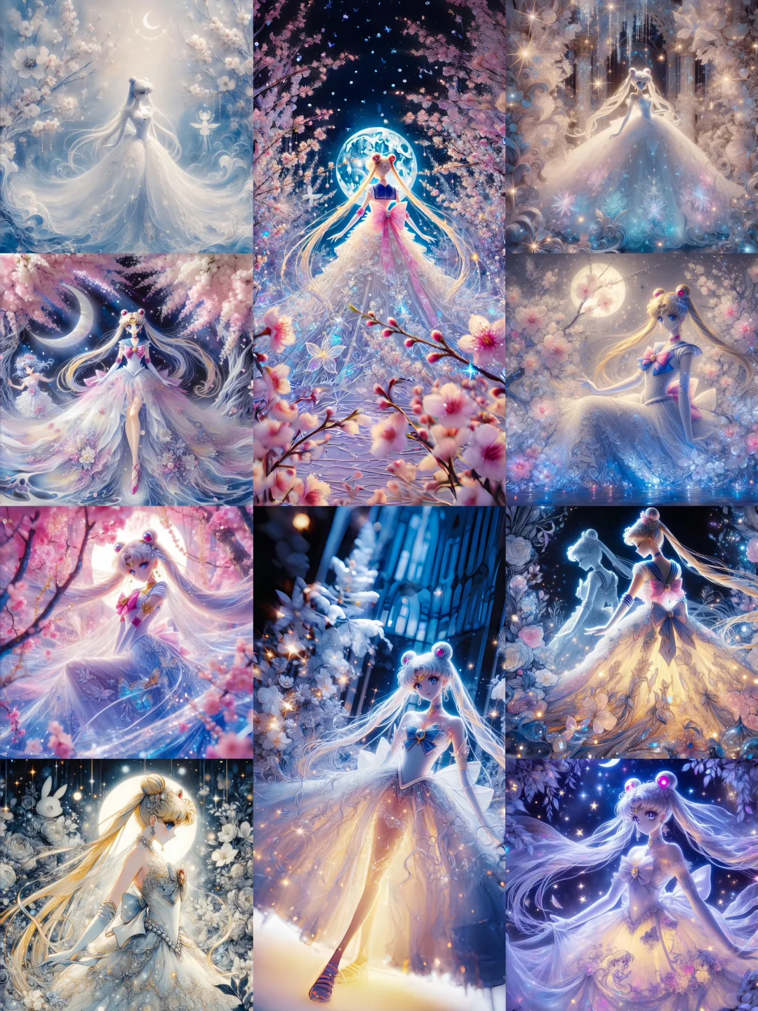 惊！美少女在百花下演绎绝美婚纱，美到窒息