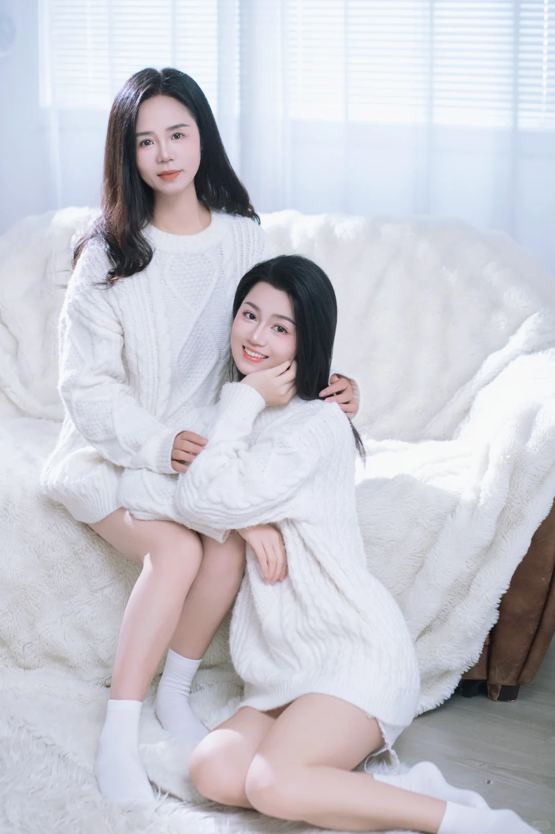 母女写真-当然要拍照记录啦