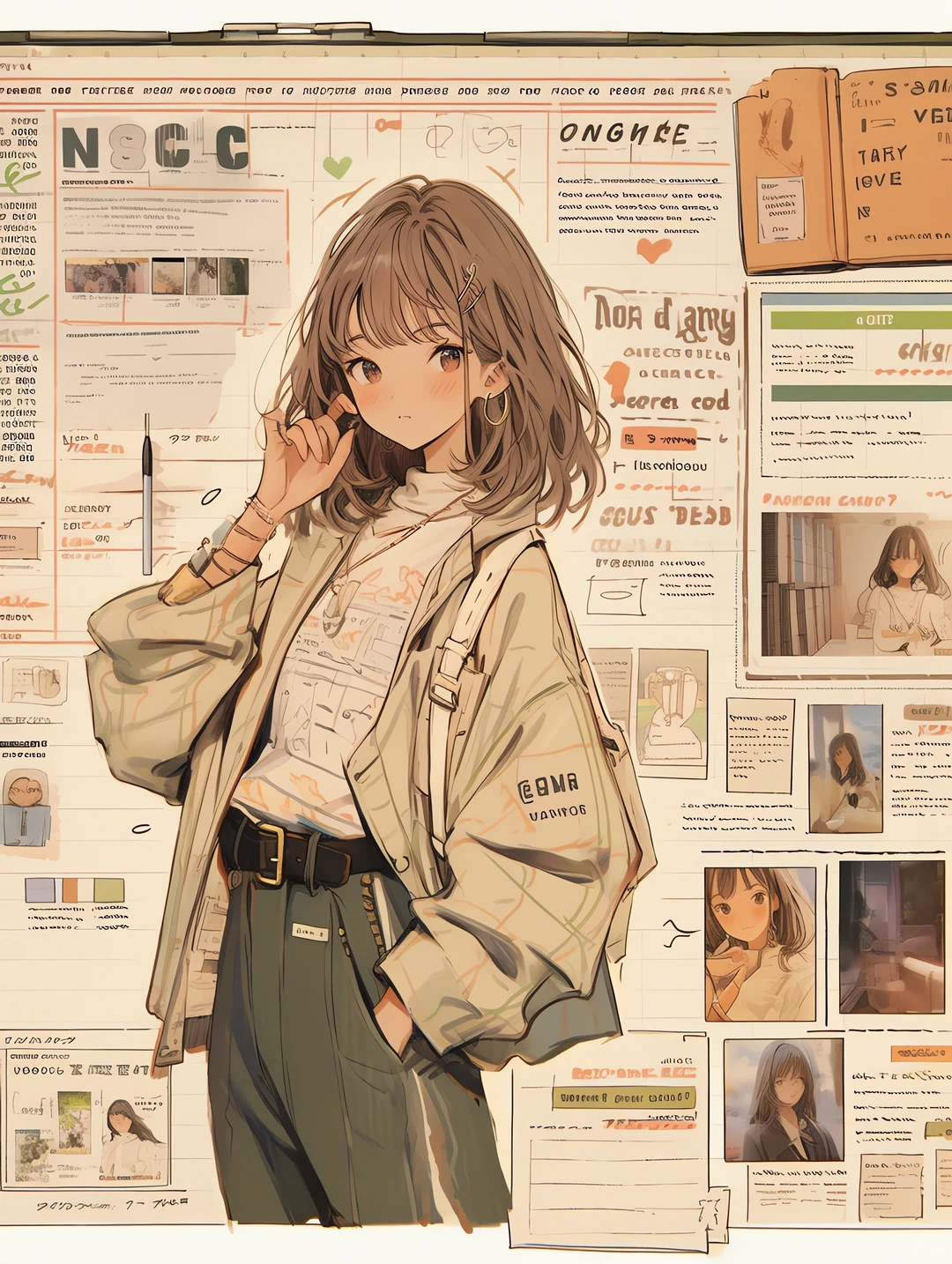 春秋穿搭头像壁纸