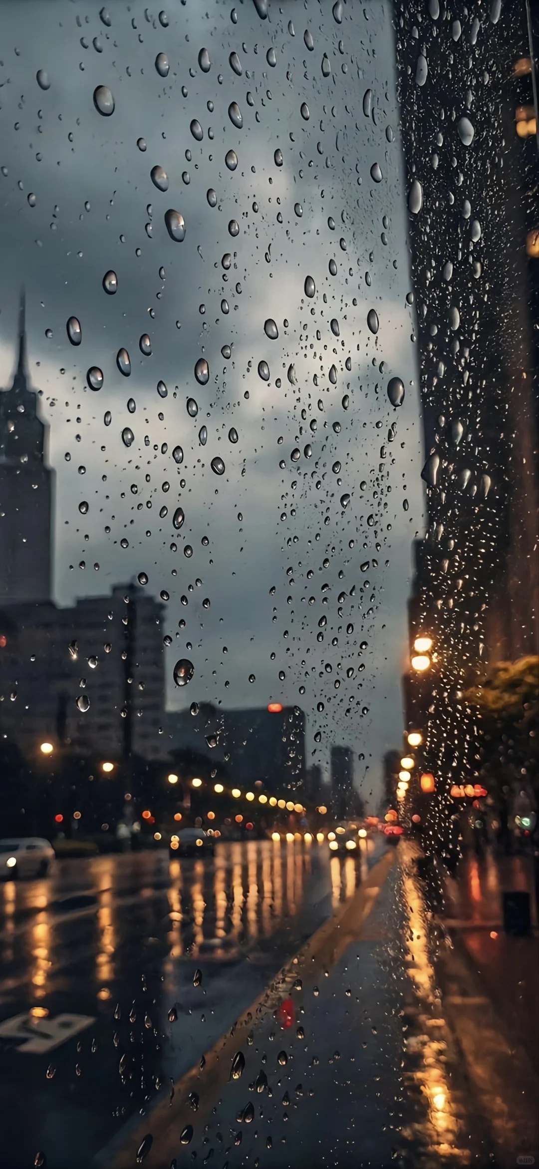 爱惨这组小众质感的隔窗雨景壁纸了！！！