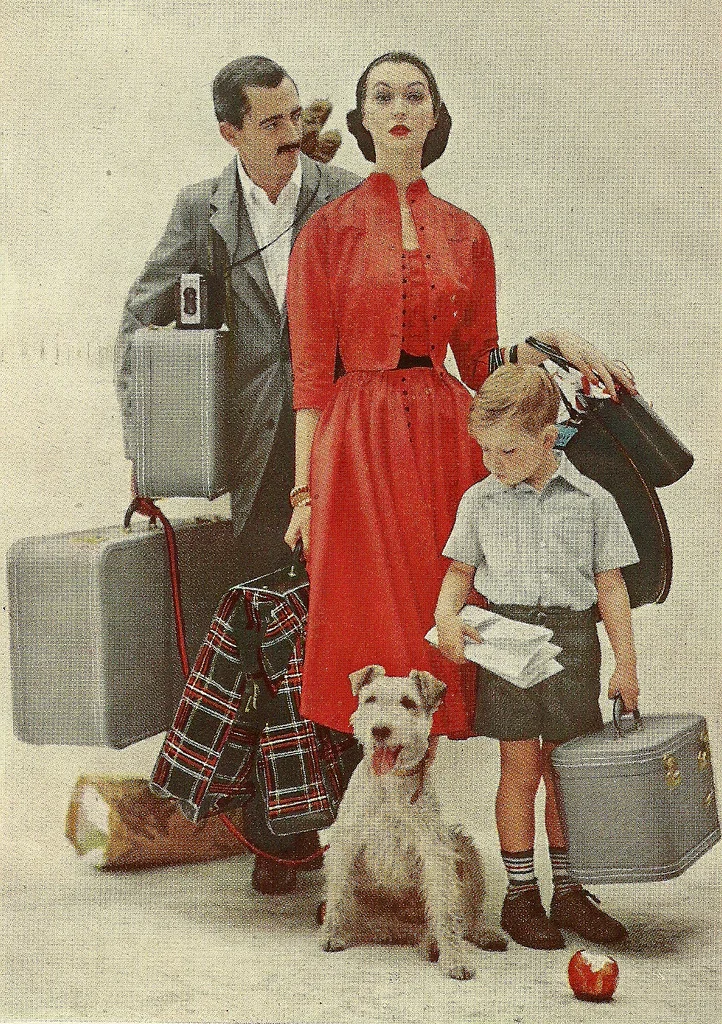 复古时装画报分享、复古穿搭分享